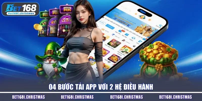04 bước tải app với 2 hệ điều hành